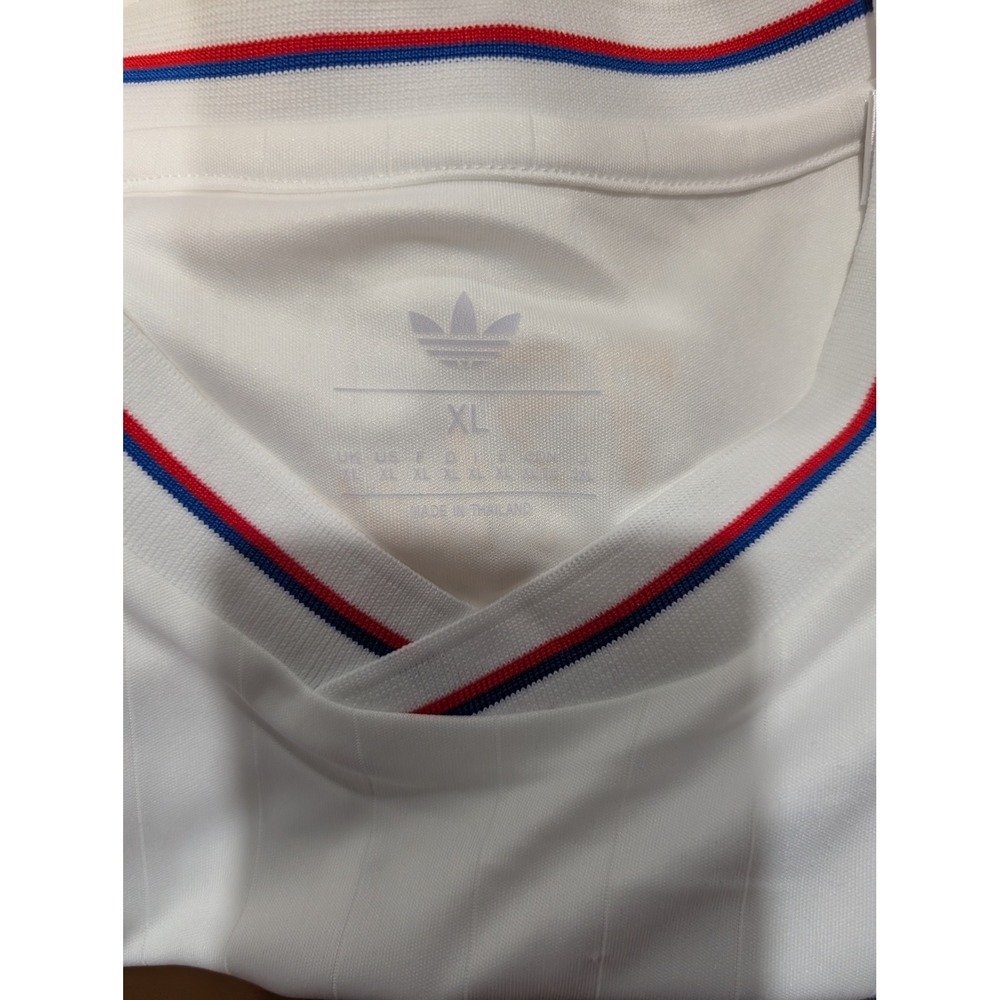Adidas Olympique Lyonnais 75th Anniversary Tolisso 8 Jersey White Gold XL NEW - Picture 5 of 5